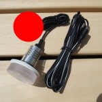 2 x LED W Flat light for saunas and steam rooms. with leads : Removals Supplies Scotland